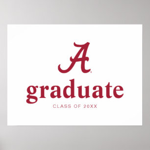 University of Alabama Graduation Poster