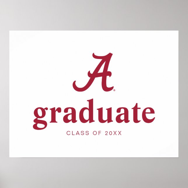 University of Alabama Graduation Poster (Front)