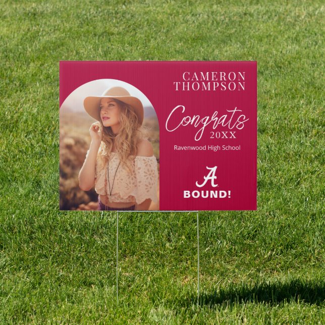 University of Alabama Graduation Sign (Insitu)