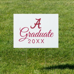 University of Alabama Graduation Sign