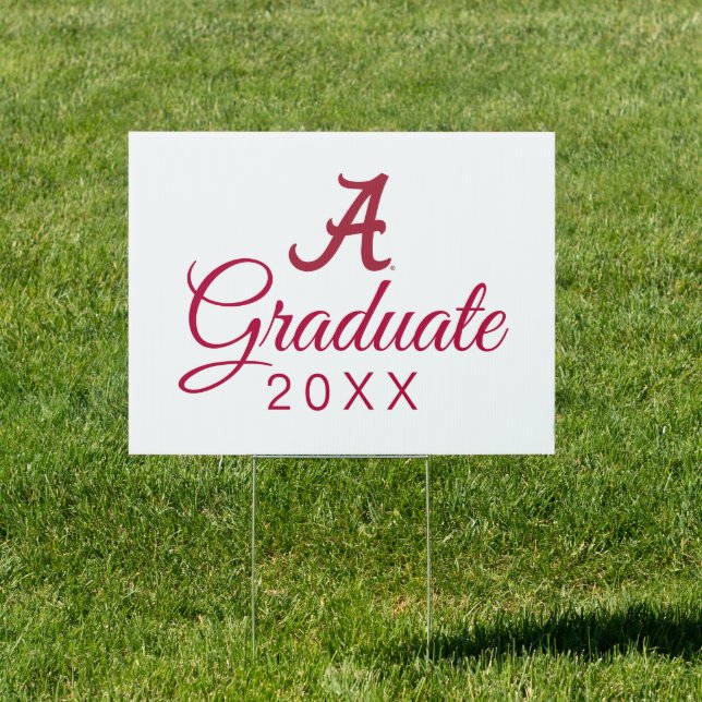 University of Alabama Graduation Sign (Insitu)