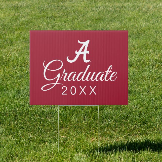 University of Alabama Graduation Sign (Insitu)