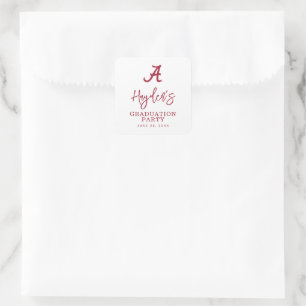 University of Alabama Graduation Square Sticker