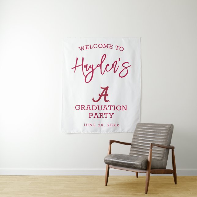 University of Alabama Graduation Tapestry (In Situ)