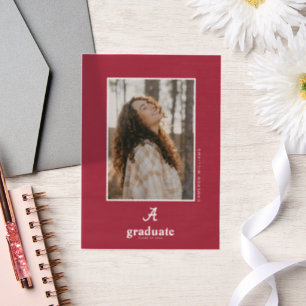 University of Alabama Graduation Vellum Invitations