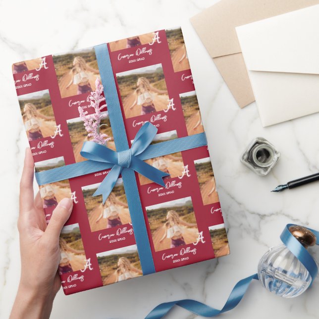 University of Alabama Graduation Wrapping Paper (Gifting)