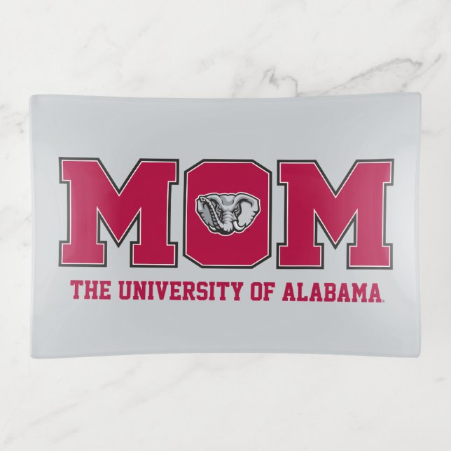 University of Alabama Mom w/ Al Trinket Tray (Front)