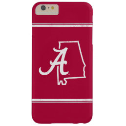 University of Alabama - Vintage State Logo Barely There iPhone 6 Plus Case