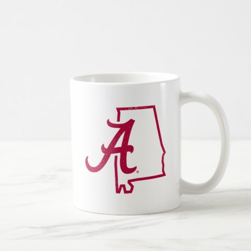 University of Alabama _ Vintage State Logo Coffee Mug