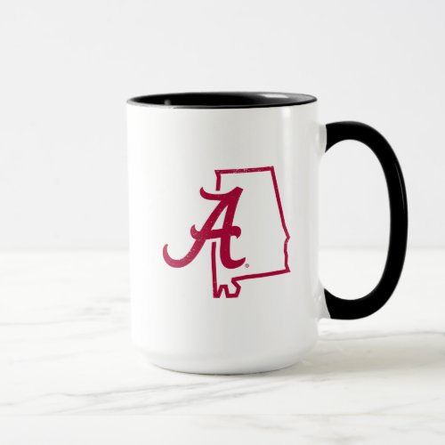 University of Alabama _ Vintage State Logo Mug