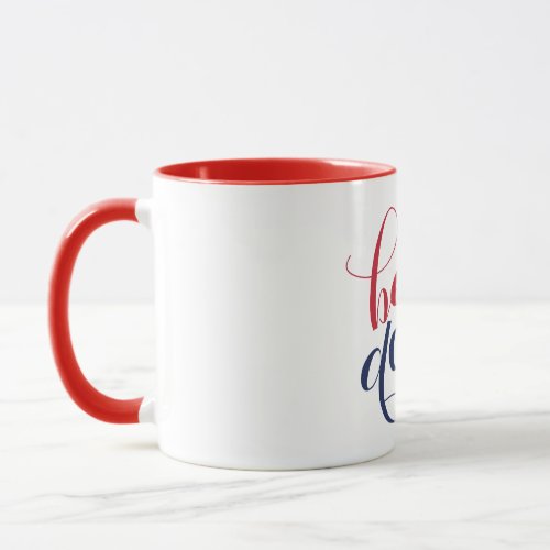 University of Arizona  Bear Down Script Mug