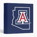 University Of Arizona | State Logo 3 Ring Binder