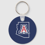 University Of Arizona | State Logo Keychain