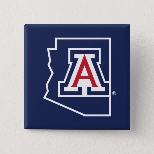 University Of Arizona  State Logo Pinback Button