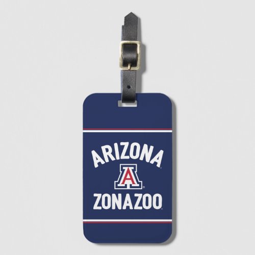 University Of Arizona  Zonazoo Luggage Tag