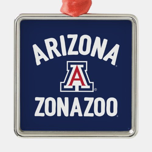 University Of Arizona  Zonazoo Metal Ornament