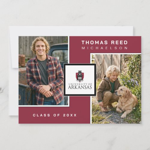University of Arkansas Graduation Invitation