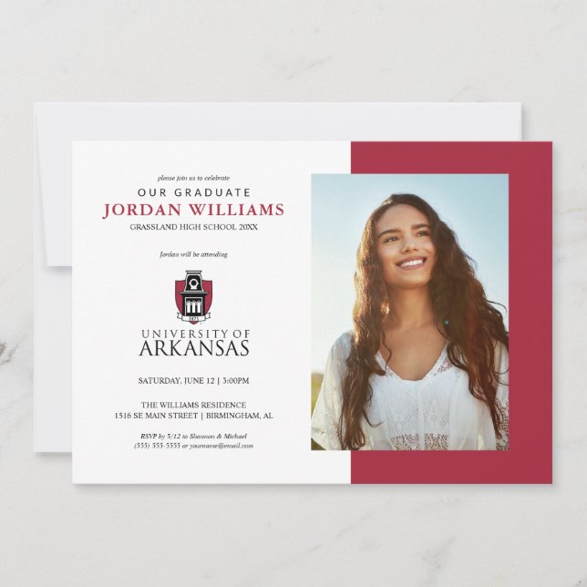 University of Arkansas Official Logo Announcement (Front)