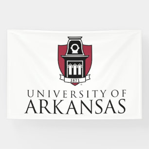 University of Arkansas Official Logo Banner