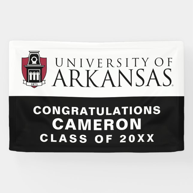 University of Arkansas Official Logo Banner (Horizontal)
