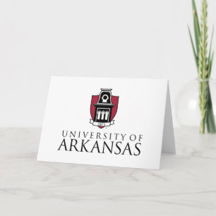 University of Arkansas Official Logo Card