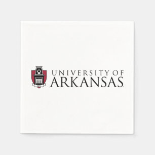 University of Arkansas Official Logo Napkins