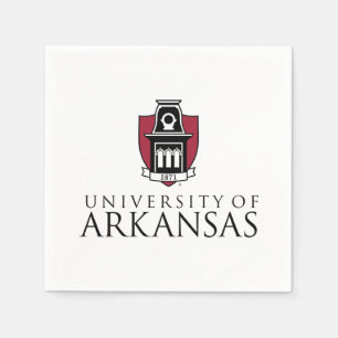 University of Arkansas Official Logo Napkins