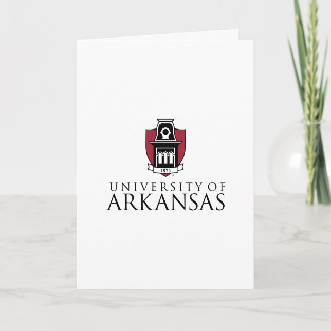 University of Arkansas Official Logo | Thank You (Front)