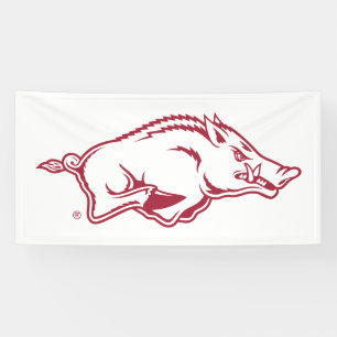 University of Arkansas Razorbacks Logo Banner