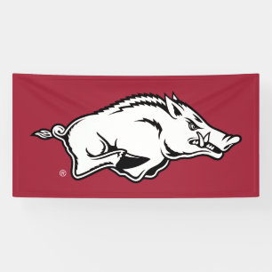 University of Arkansas Razorbacks Logo Banner