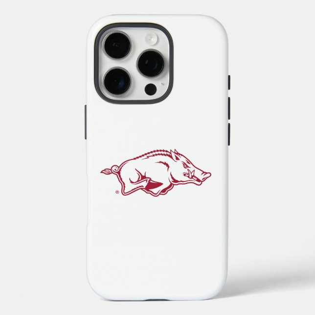 University of Arkansas Razorbacks Logo Case-Mate iPhone Case (Back)