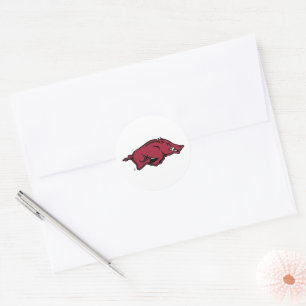 University of Arkansas Razorbacks Logo Classic Round Sticker