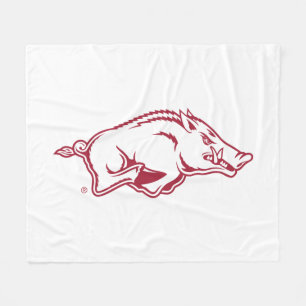 University of Arkansas Razorbacks Logo Fleece Blanket