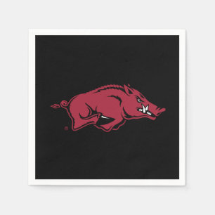 University of Arkansas Razorbacks Logo Napkins