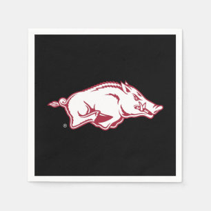 University of Arkansas Razorbacks Logo Napkins