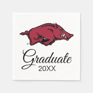 University of Arkansas Razorbacks Logo Napkins