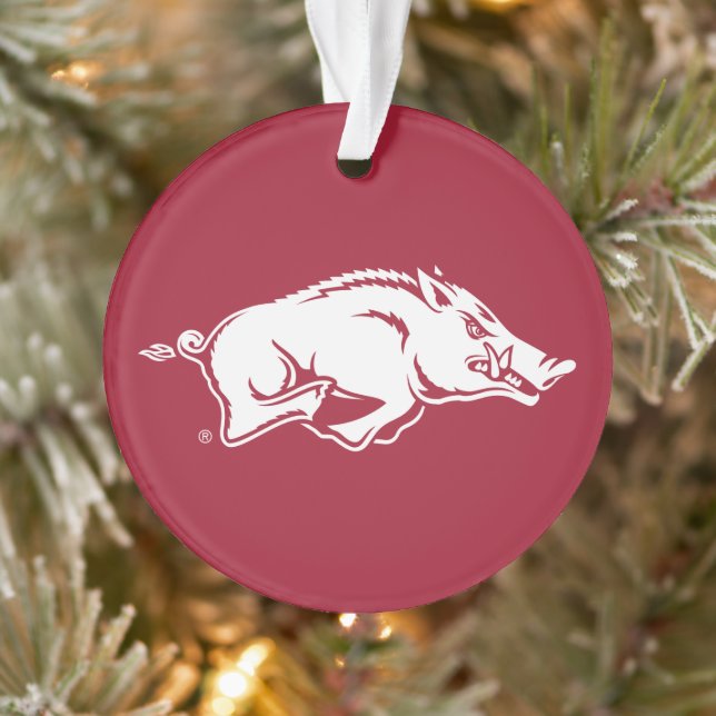 University of Arkansas Razorbacks Logo Ornament (Tree)