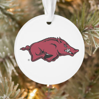University of Arkansas Razorbacks Logo Ornament