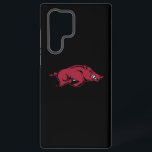 University of Arkansas Razorbacks Logo Samsung Galaxy S22 Ultra Case<br><div class="desc">The University of Arkansas Razorbacks logo showcases a fierce, charging red wild boar, symbolizing strength, aggression, and determination. The wild boar's tusks are prominently featured, enhancing its intimidating presence. The logo is primarily crimson, outlined with black for bold contrast, embodying the team's fighting spirit. The sleek, muscular form of the...</div>
