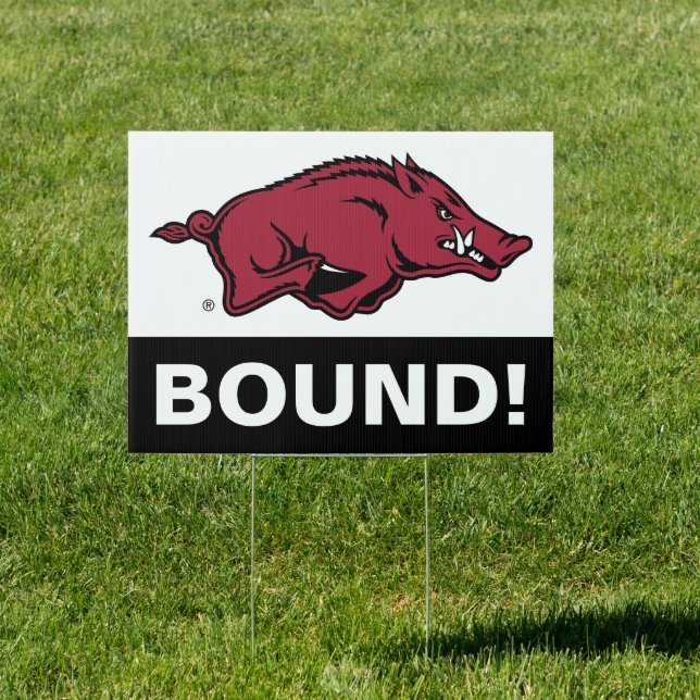 University of Arkansas Razorbacks Logo Sign (Insitu)