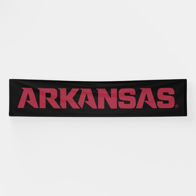 University of Arkansas Wordmark Logo Banner (Horizontal)