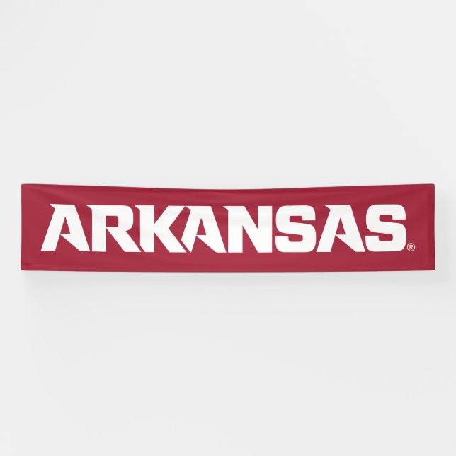 University of Arkansas Wordmark Logo Banner (Horizontal)