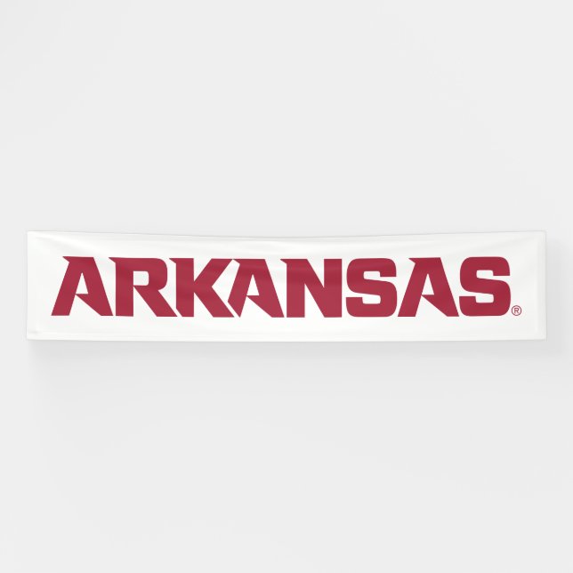 University of Arkansas Wordmark Logo Banner (Horizontal)
