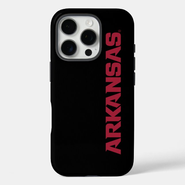 University of Arkansas Wordmark Logo Case-Mate iPhone Case (Back)