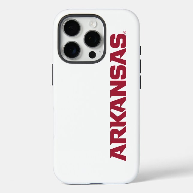 University of Arkansas Wordmark Logo Case-Mate iPhone Case (Back)