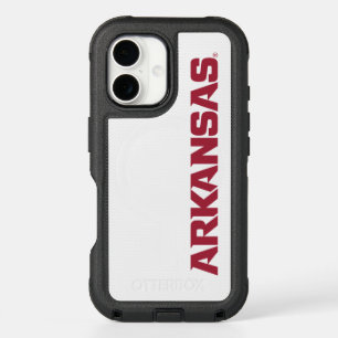University of Arkansas Wordmark Logo iPhone 16 Case