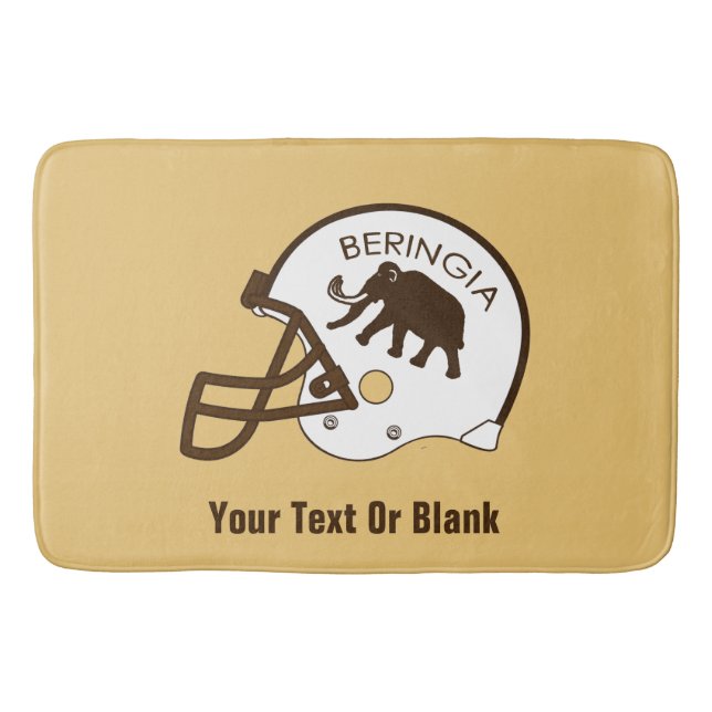 University of Beringia Football Bathroom Mat (Front)