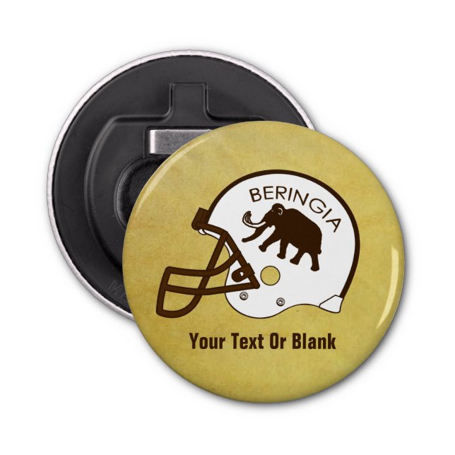 University of Beringia Football Bottle Opener (Front)