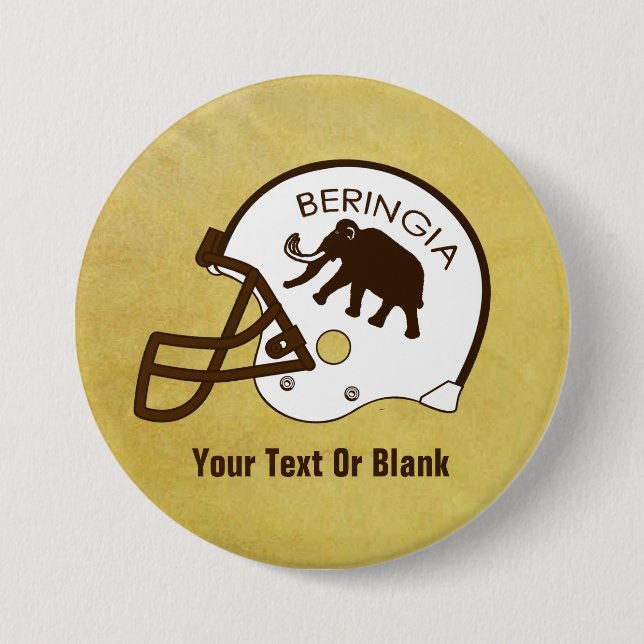 University of Beringia Football Button (Front)