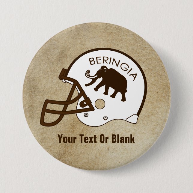 University of Beringia Football Button (Front)